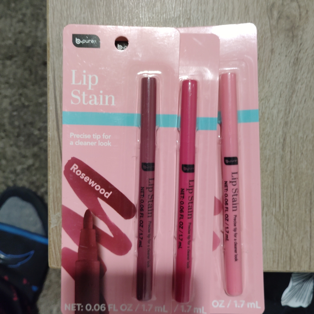 Lip Stain Set - Rosewood and Pink